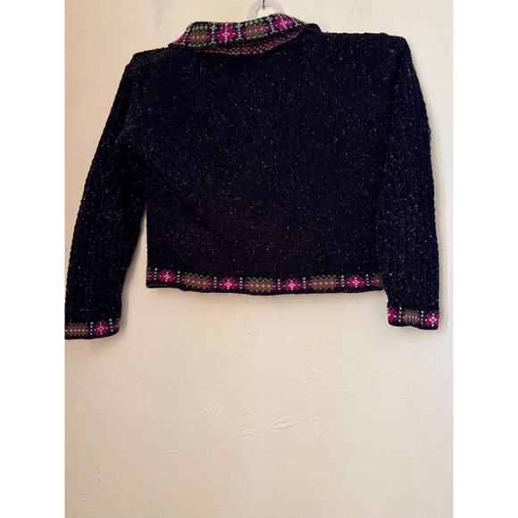 Vintage Heartworks Teddy Bear Cardigan Child Small USA Knit Kids 90s - Picture 6 of 7